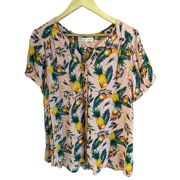 C & C California Hawaiian Shirt - Size L - Picture 1 of 6